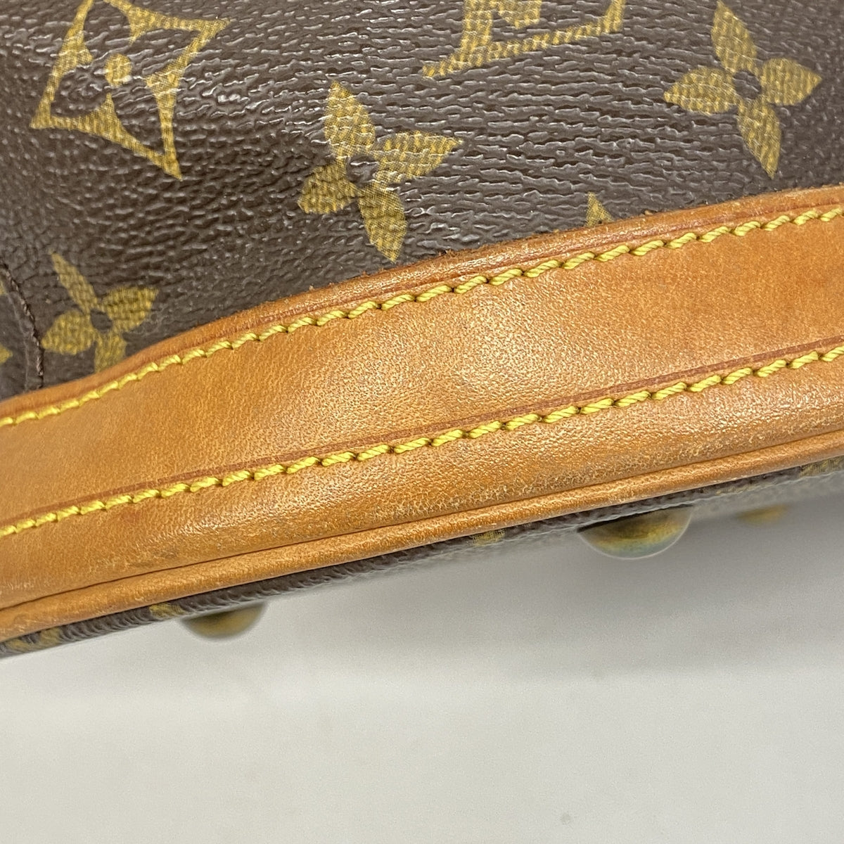 【6ib2539】ルイヴィトン トートバッグ モノグラム バケットPM M42238 ブラウン【中古】レディース