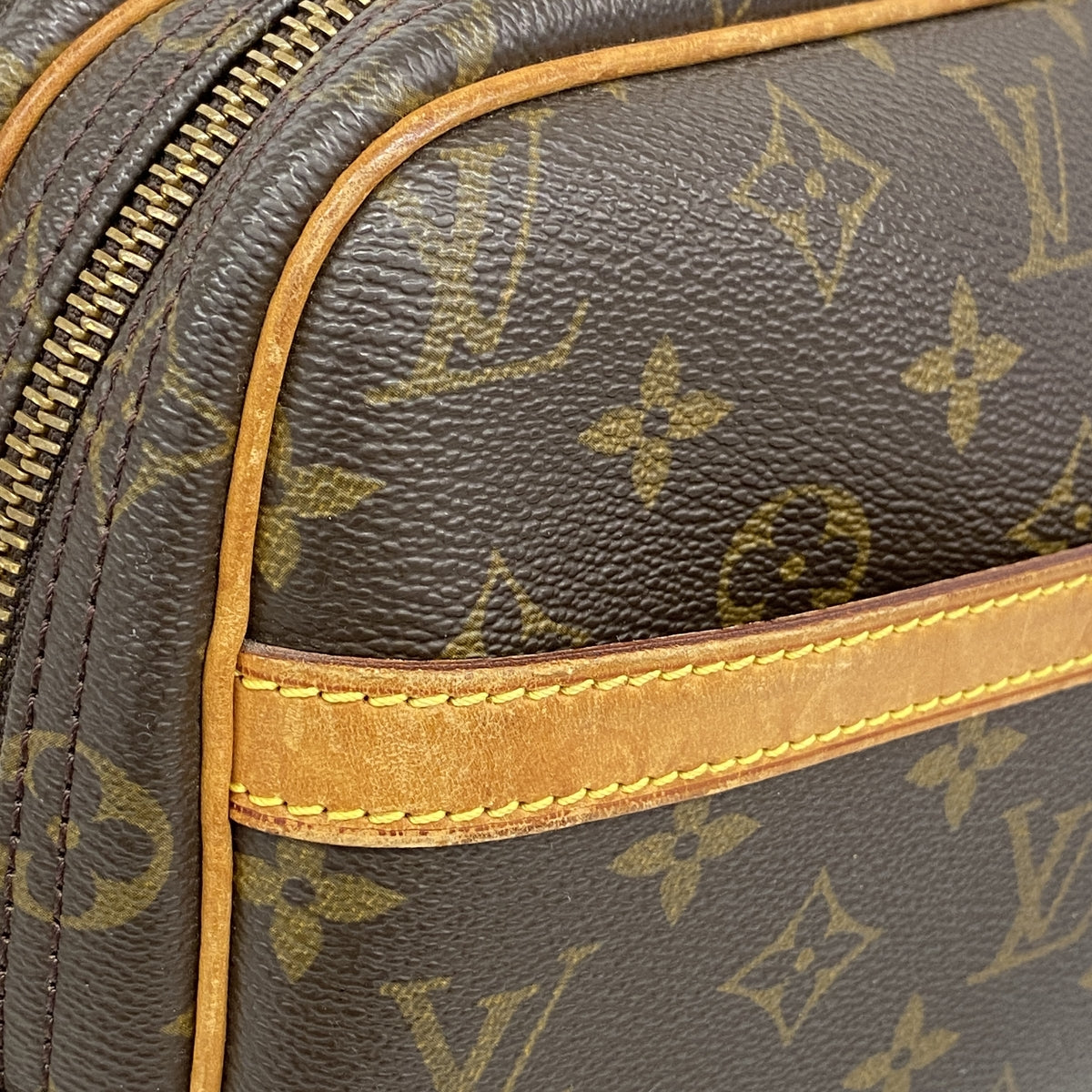 【6ib2561】ルイヴィトン ショルダーバッグ モノグラム リポーターPM M45254 ブラウン【中古】レディース