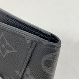 【6ib2566】ルイヴィトン カードケース モノグラム・エクリプス オーガナイザードゥポッシュ M61696 ブラック【中古】メンズ