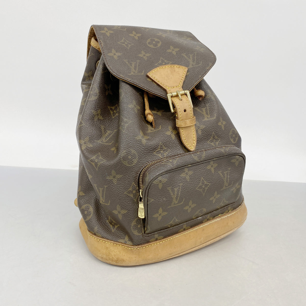 【6ib2568】ルイヴィトン リュック・デイパック モノグラム モンスリMM M51136 ブラウン【中古】レディース