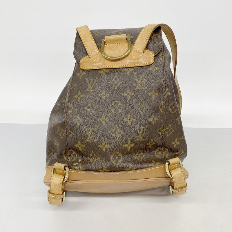 【6ib2568】ルイヴィトン リュック・デイパック モノグラム モンスリMM M51136 ブラウン【中古】レディース