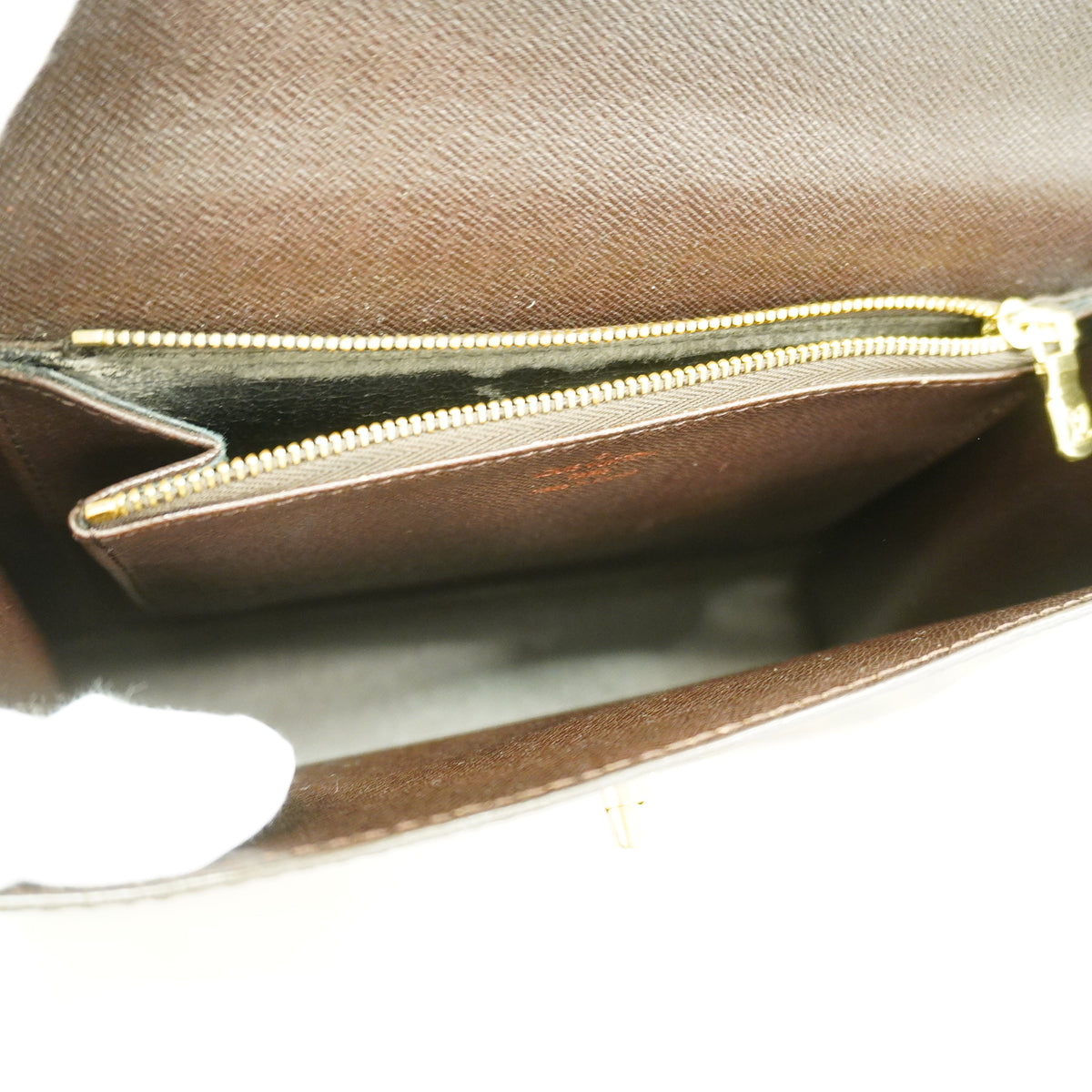 【6ib2594】ルイヴィトン ハンドバッグ ダミエ マルゼルブ N51379 エベヌ【中古】レディース