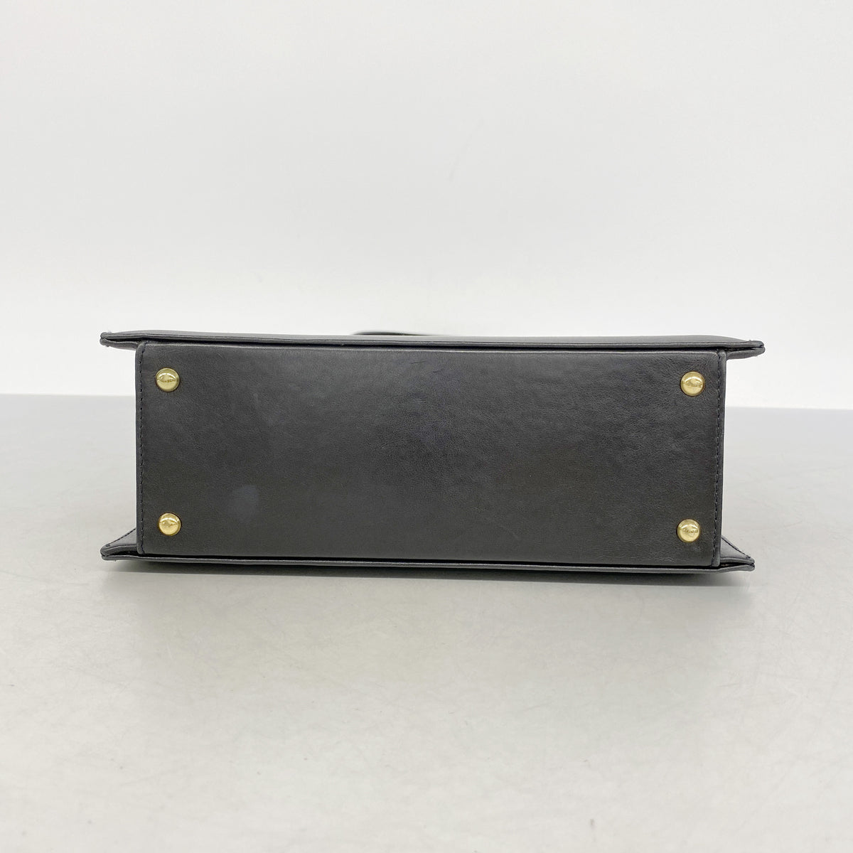 【6ib2597】シャネル トートバッグ ラムスキン ブラック ゴールド金具【中古】レディース
