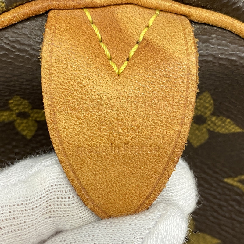 【6ib2601】ルイヴィトン ハンドバッグ モノグラム スピーディ35 M41107 ブラウン【中古】レディース