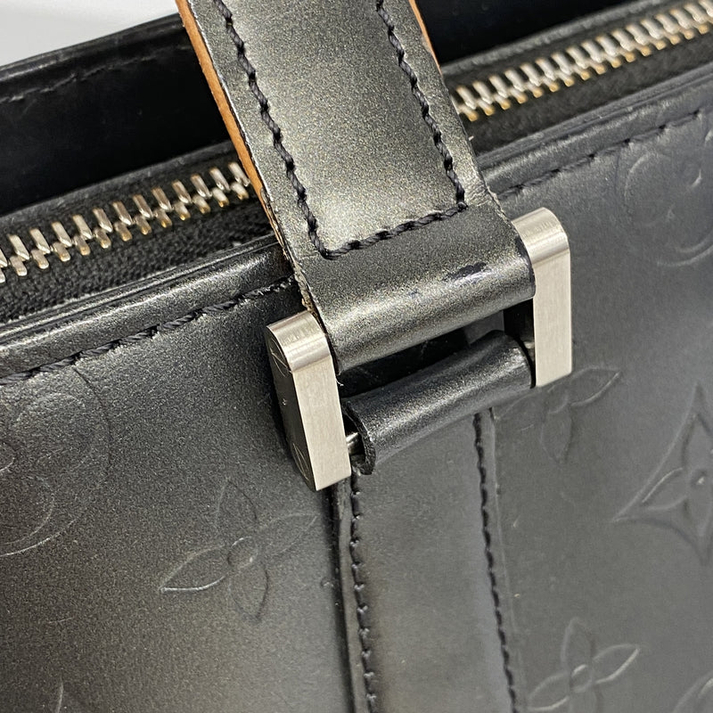【6ib2602】ルイヴィトン トートバッグ モノグラム・マット ストックトン M55112 ノワール【中古】レディース