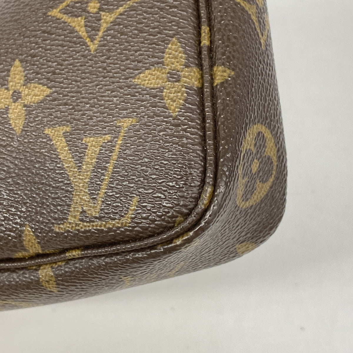 【6ib2603】ルイヴィトン ポーチ モノグラム ポシェットアクセソワール M51980 ブラウン【中古】レディース