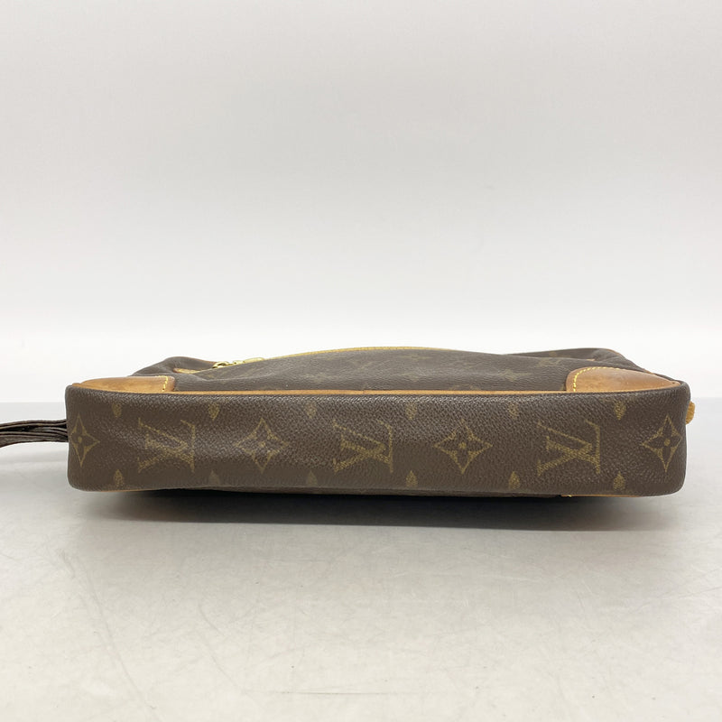 【6ib2611】ルイヴィトン クラッチバッグ モノグラム マルリードラゴンヌGM M51825 ブラウン【中古】メンズ