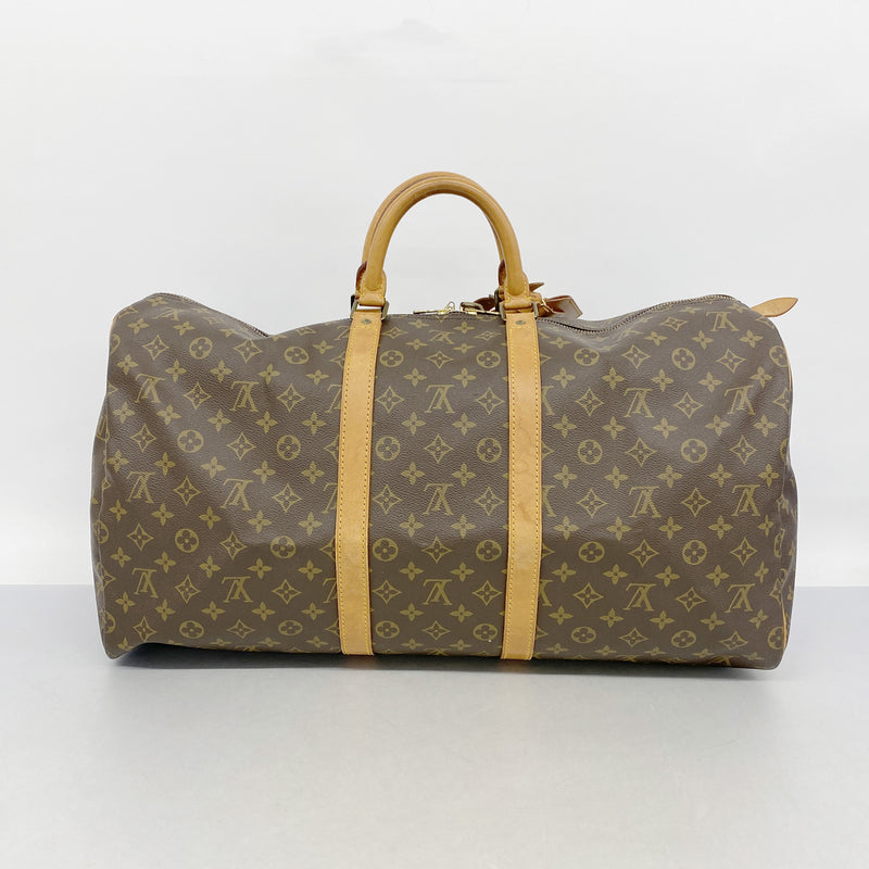 【6ib2617】ルイヴィトン ボストンバッグ モノグラム キーポル55 M41424 ブラウン【中古】メンズ レディース ユニセックス