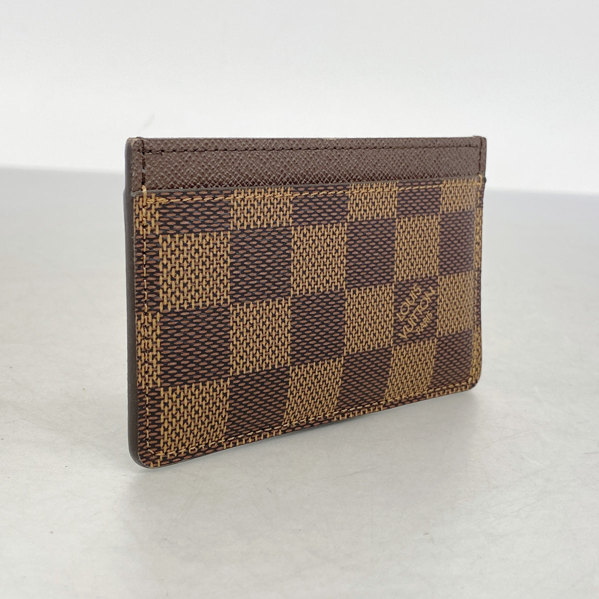 【6ib2624】ルイヴィトン カードケース ダミエ ポルトカルトサーンプル N61722 エベヌ【中古】メンズ レディース ユニセックス