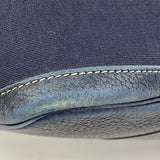 【6ib2626】エルメス トートバッグ ガーデンパーティPM トワルオフィシエ ネイビー シルバー金具 □I刻印【中古】レディース