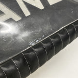【6ib2629】シャネル チェーントート マドモアゼル ラムスキン ブラック シルバー金具【中古】レディース