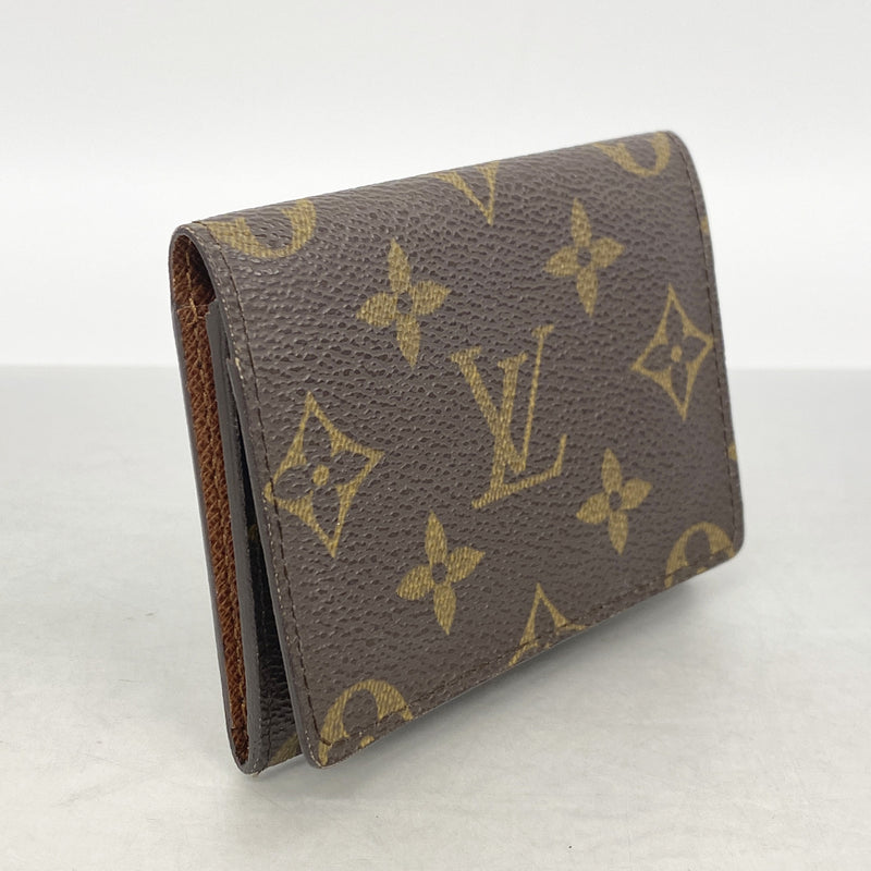 【6ib2636】ルイヴィトン 名刺入れ モノグラム アンヴェロップカルトドゥヴィジット M62920 ブラウン【中古】メンズ レディース ユニセックス