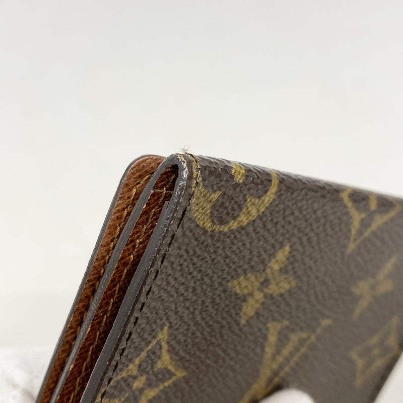 【6ib2636】ルイヴィトン 名刺入れ モノグラム アンヴェロップカルトドゥヴィジット M62920 ブラウン【中古】メンズ レディース ユニセックス