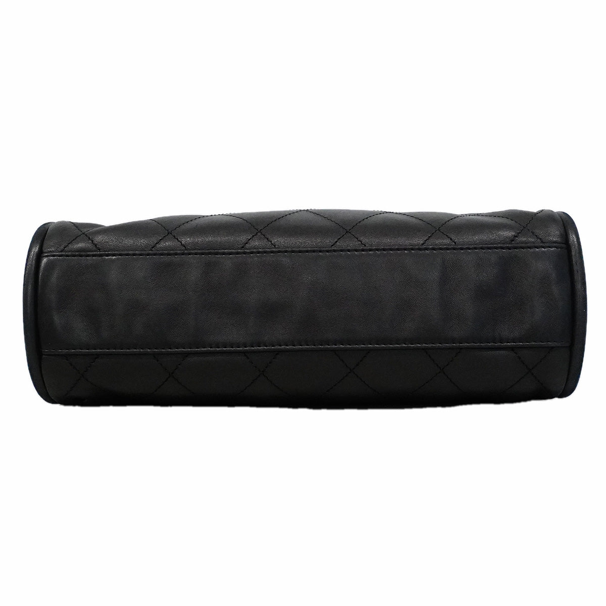 【6ib2637】シャネル ショルダーバッグ マトラッセ チェーンショルダー ラムスキン ブラック シルバー金具【中古】レディース