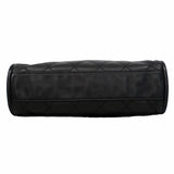 【6ib2637】シャネル ショルダーバッグ マトラッセ チェーンショルダー ラムスキン ブラック シルバー金具【中古】レディース