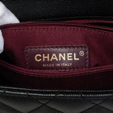 【6ib2638】シャネル ハンドバッグ チェーンショルダー ココハンドル キャビアスキン ブラック ゴールド金具 2wayバッグ【中古】レディース
