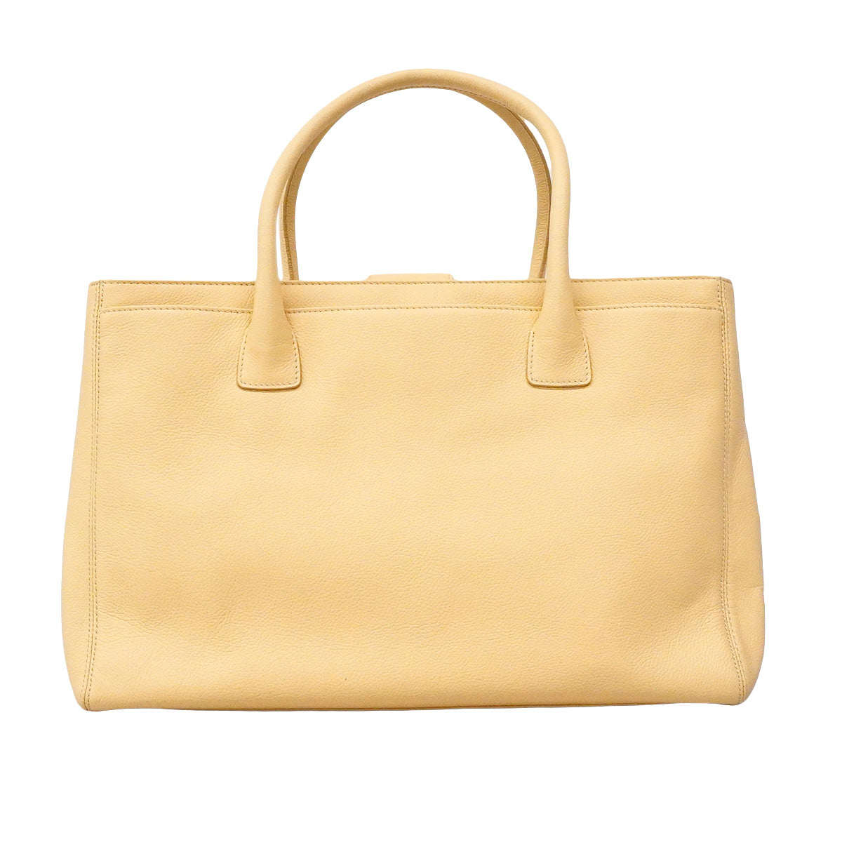 【6ib2640-h】シャネル トートバッグ エグゼクティブ レザー ベージュ ゴールド金具 2wayバッグ【中古】レディース