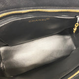 【6ib2652】シャネル トートバッグ 復刻トート キャビアスキン ブラック ゴールド金具【中古】レディース