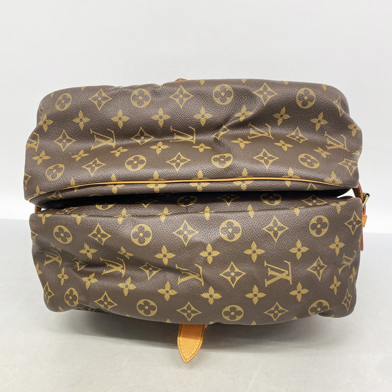 【6ib2653】ルイヴィトン ショルダーバッグ モノグラム ソミュール35 M42254 ブラウン【中古】レディース