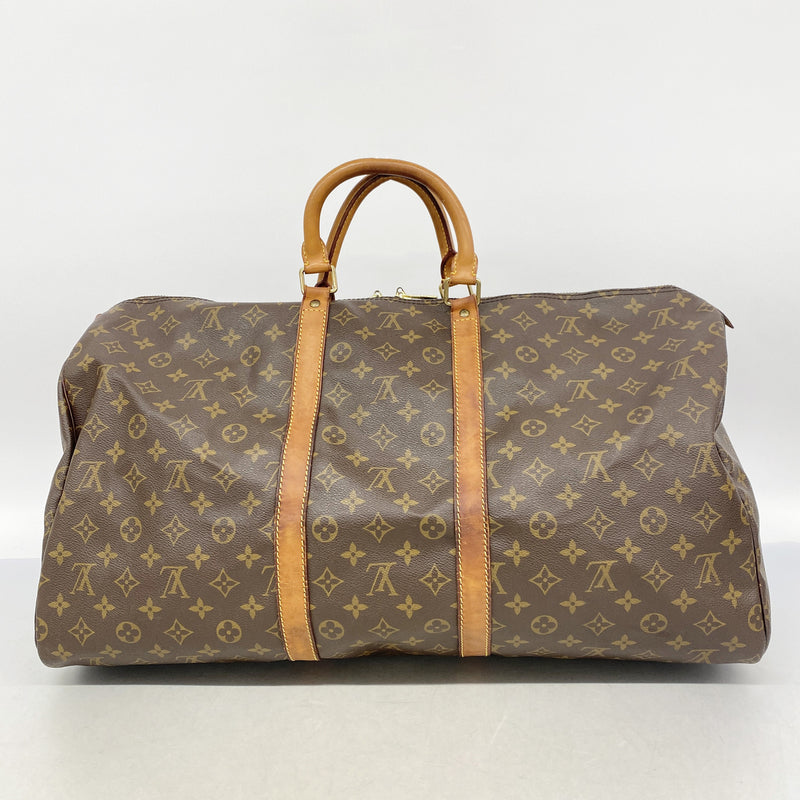 【6ib2655】ルイヴィトン ボストンバッグ モノグラム キーポル55 M41424 ブラウン【中古】メンズ レディース ユニセックス