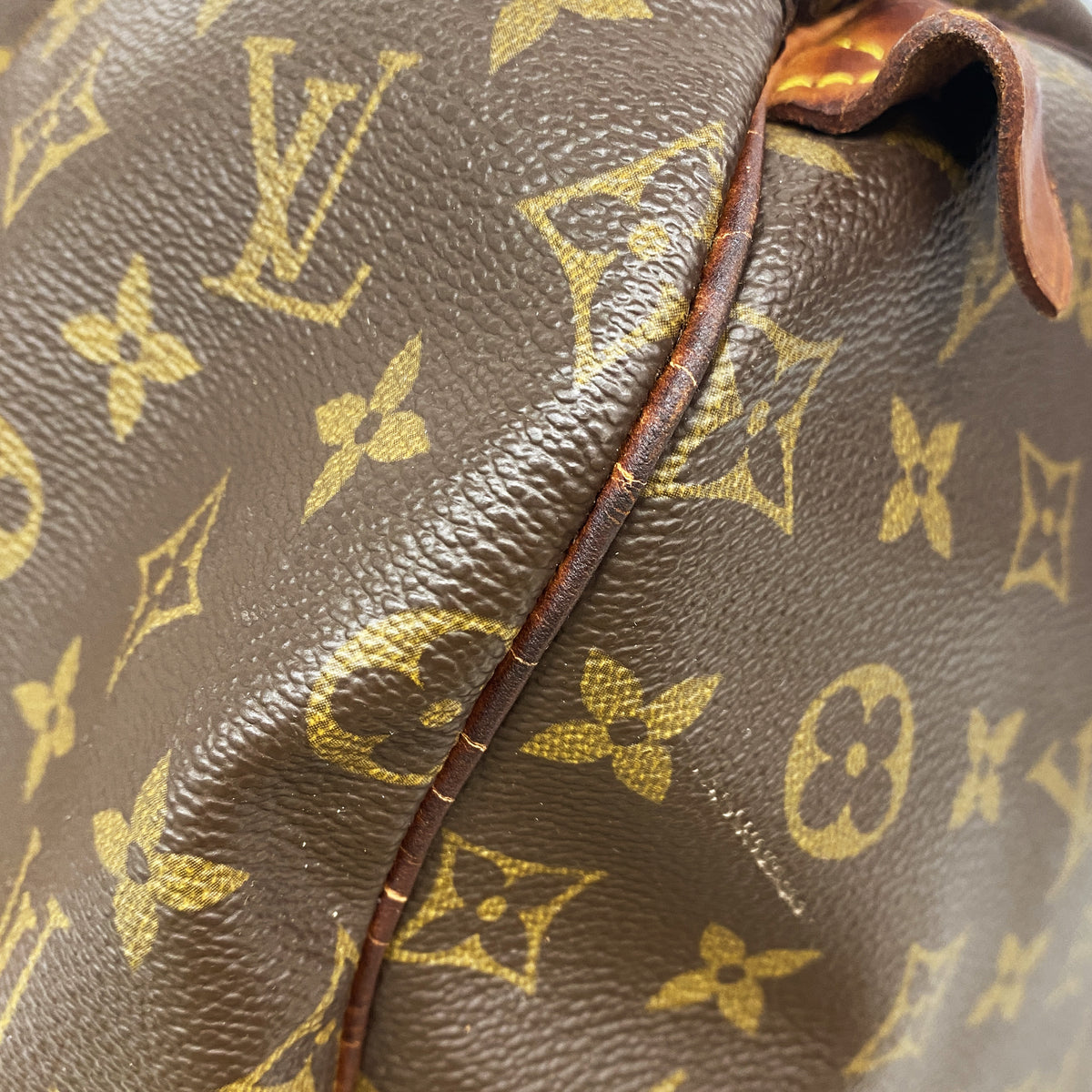 【6ib2655】ルイヴィトン ボストンバッグ モノグラム キーポル55 M41424 ブラウン【中古】メンズ レディース ユニセックス