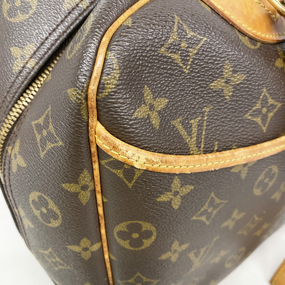 【6ib2656】ルイヴィトン ハンドバッグ モノグラム ドーヴィル M47270 ブラウン【中古】レディース