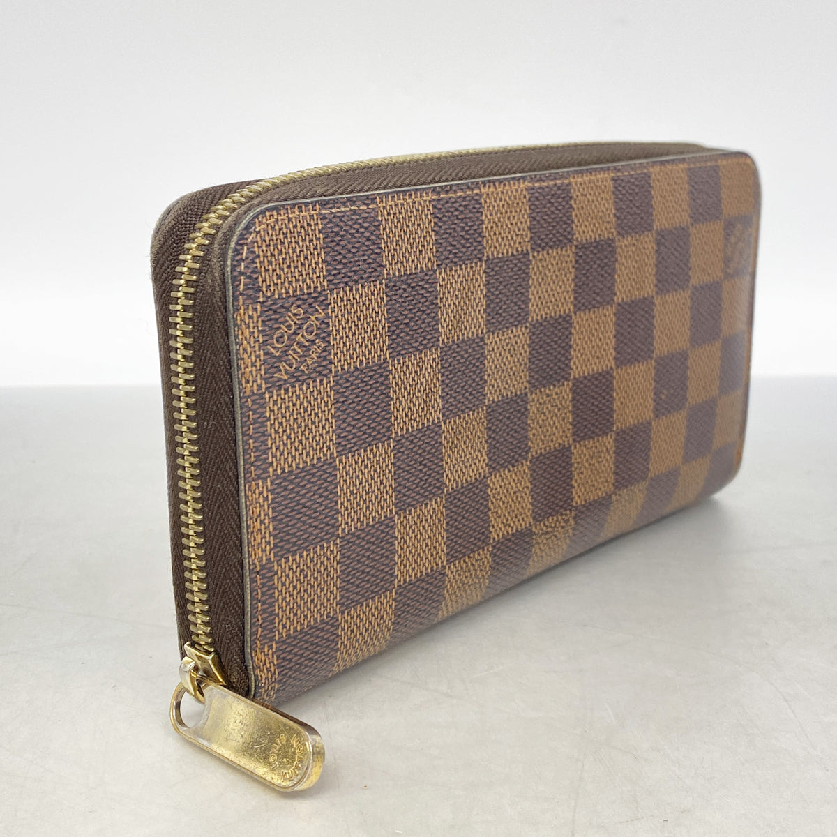 【6ib2657】ルイヴィトン 長財布 ダミエ ジッピーウォレット N60015 エベヌ【中古】メンズ レディース ユニセックス