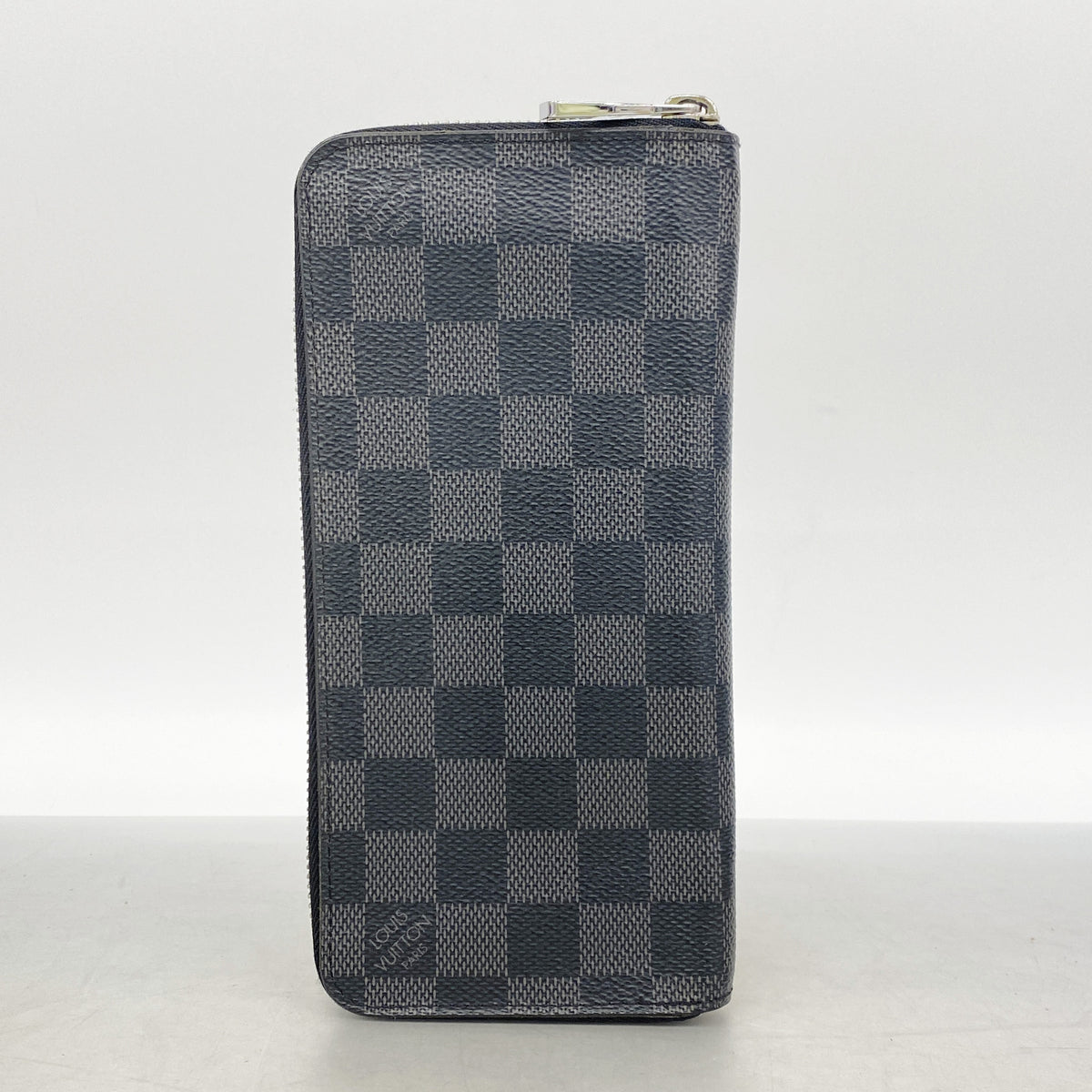 【6ib2658】ルイヴィトン 長財布 ダミエ・グラフィット ジッピーウォレットヴェルティカル N63095 ブラック グレー【中古】メンズ