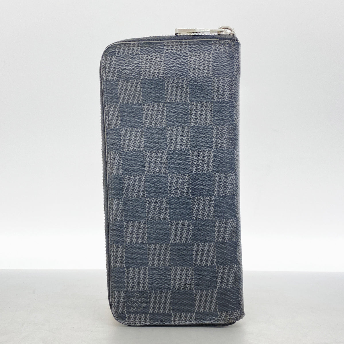 【6ib2659】ルイヴィトン 長財布 ダミエ・グラフィット ジッピーウォレットヴェルティカル N63095 ブラック グレー【中古】メンズ