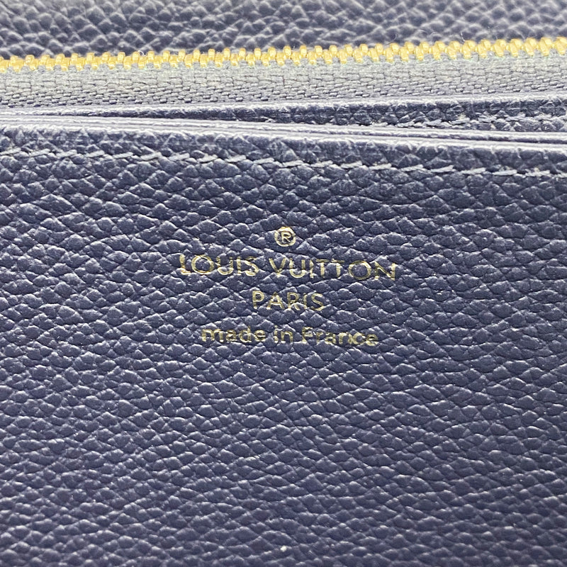 【6ib2660】ルイヴィトン 長財布 モノグラム・アンプラント ジッピーウォレット M62121 マリーヌルージュ【中古】レディース