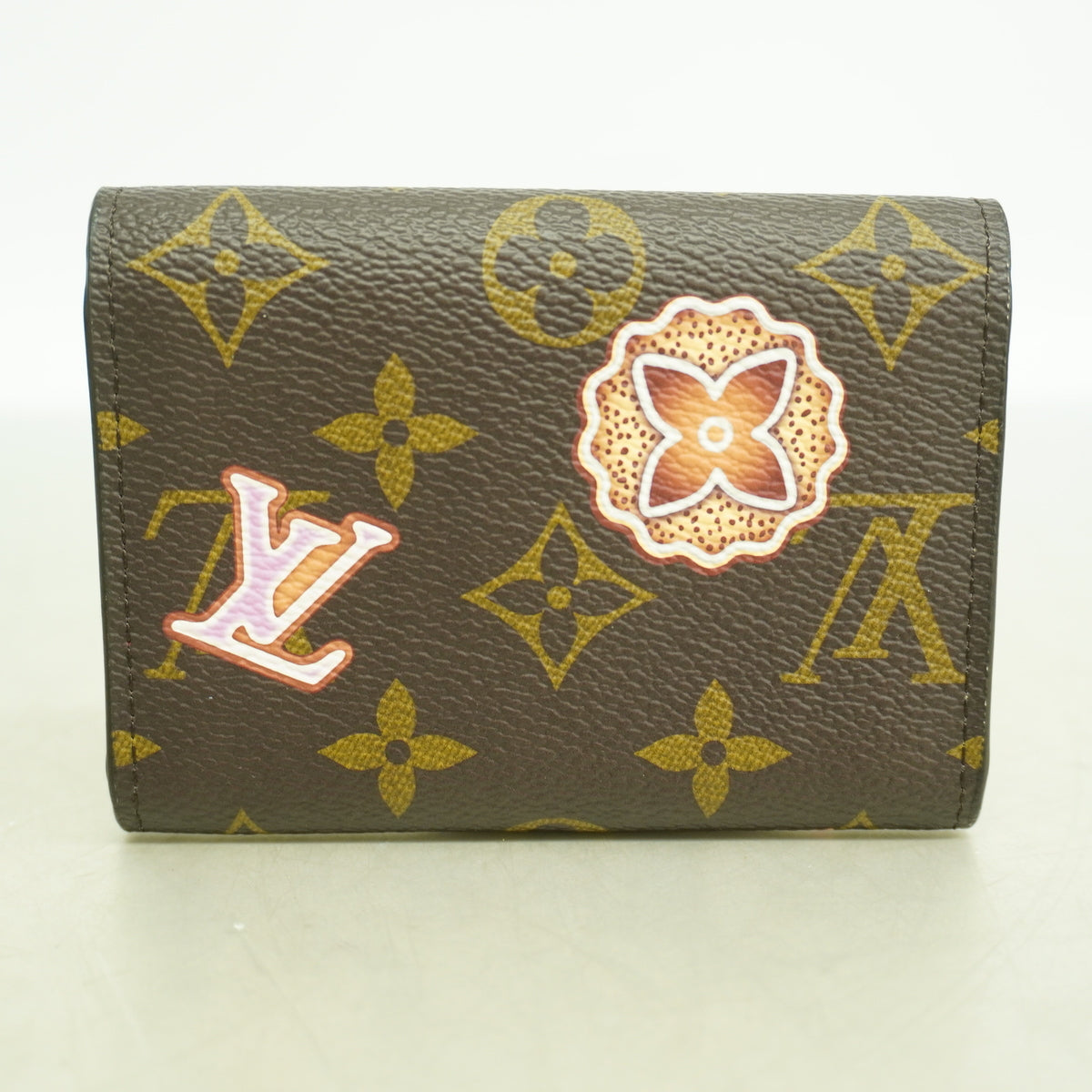 【6ib2670】ルイヴィトン コインケース モノグラム ポルトモネロザリ M12220 キャンディレッド【中古】レディース