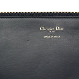 【6ib2672】クリスチャンディオール トートバッグ オブリーク トゥジュール デニム ブルー シャンパンゴールド金具【中古】レディース
