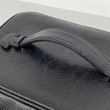 【6ib2681】シャネル バニティバッグ キャビアスキン ブラック ゴールド金具【中古】レディース