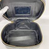 【6ib2681】シャネル バニティバッグ キャビアスキン ブラック ゴールド金具【中古】レディース