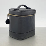【6ib2682】シャネル バニティバッグ ビコローレ ラムスキン ブラック ゴールド金具【中古】レディース