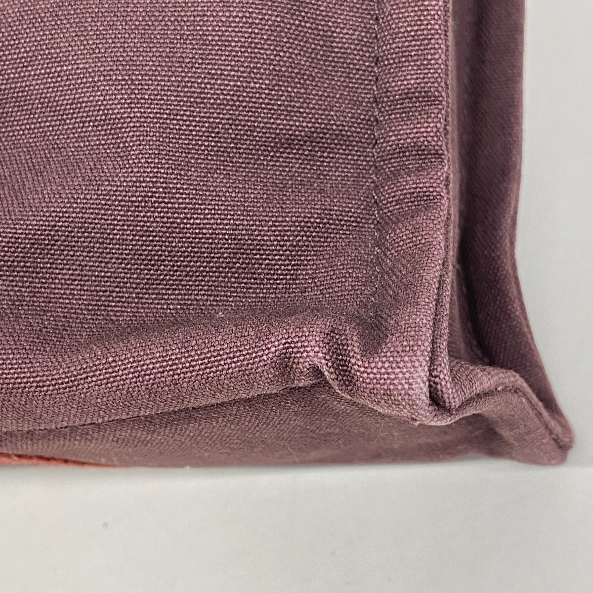 【6ib2683】エルメス トートバッグ フールトゥPM キャンバス ブラウン シルバー金具【中古】レディース