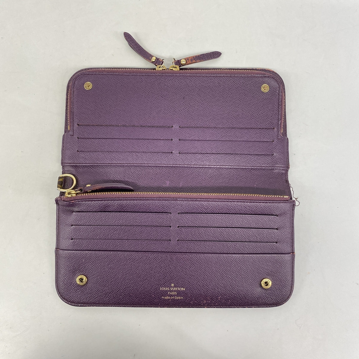 【6ib2693】ルイヴィトン 長財布 モノグラム ポルトフォイユアンソリット M66568 ヴィオレット【中古】レディース