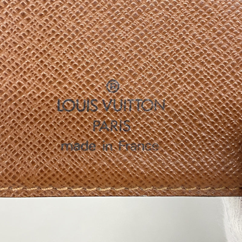 【6ib2704】ルイヴィトン 財布 モノグラム ポルトパピエジップ M61207 ブラウン【中古】メンズ レディース ユニセックス