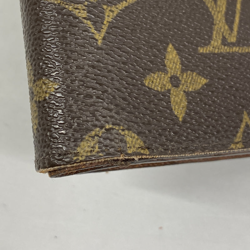 【6ib2704】ルイヴィトン 財布 モノグラム ポルトパピエジップ M61207 ブラウン【中古】メンズ レディース ユニセックス