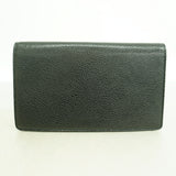 【6ib2714】シャネル 長財布 キャビアスキン ブラック シルバー金具【中古】メンズ レディース ユニセックス