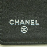 【6ib2714】シャネル 長財布 キャビアスキン ブラック シルバー金具【中古】メンズ レディース ユニセックス
