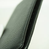 【6ib2714】シャネル 長財布 キャビアスキン ブラック シルバー金具【中古】メンズ レディース ユニセックス