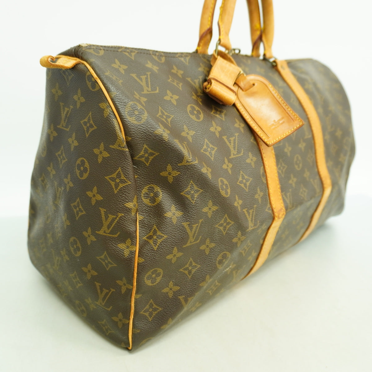 【6ib2718】ルイヴィトン ボストンバッグ モノグラム キーポル50 M41426 ブラウン【中古】メンズ レディース ユニセックス