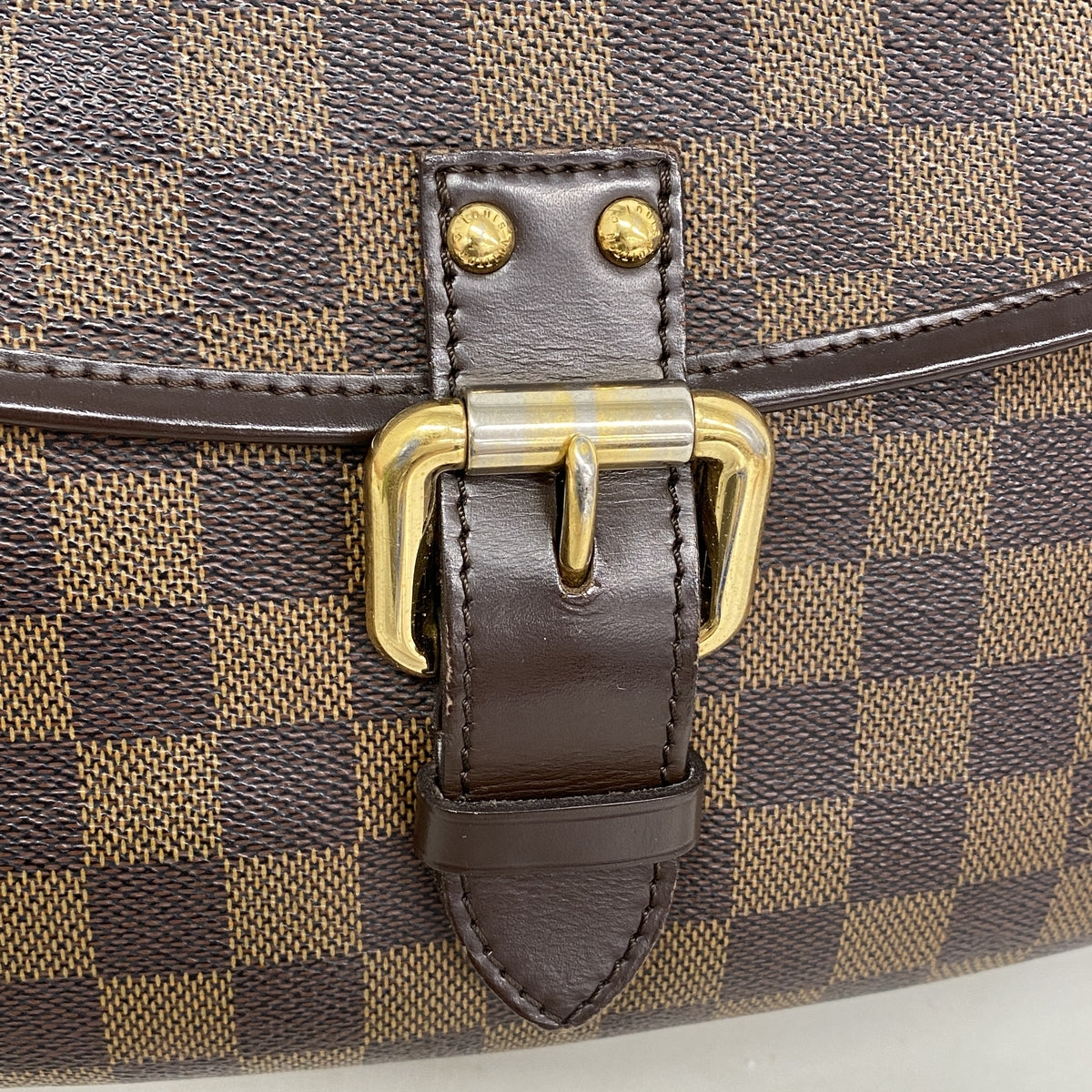 【6ib2736】ルイヴィトン ショルダーバッグ ダミエ ハイバリー N51200 エベヌ【中古】レディース