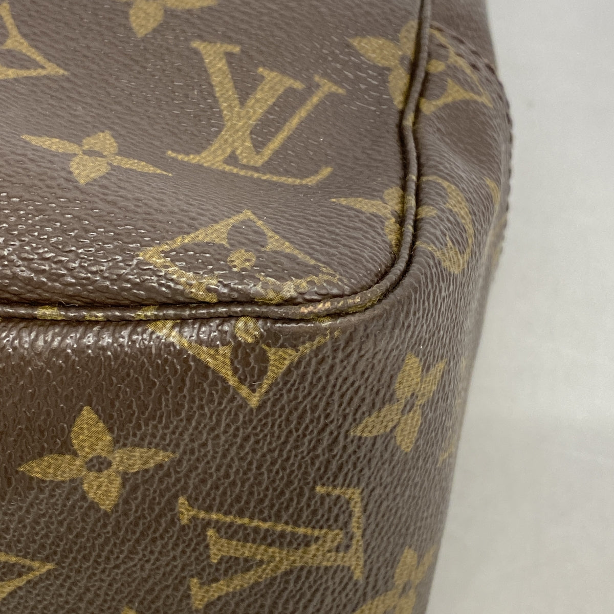 【6ib2739】ルイヴィトン ポーチ モノグラム トゥルーストワレット28 M47522 ブラウン【中古】レディース