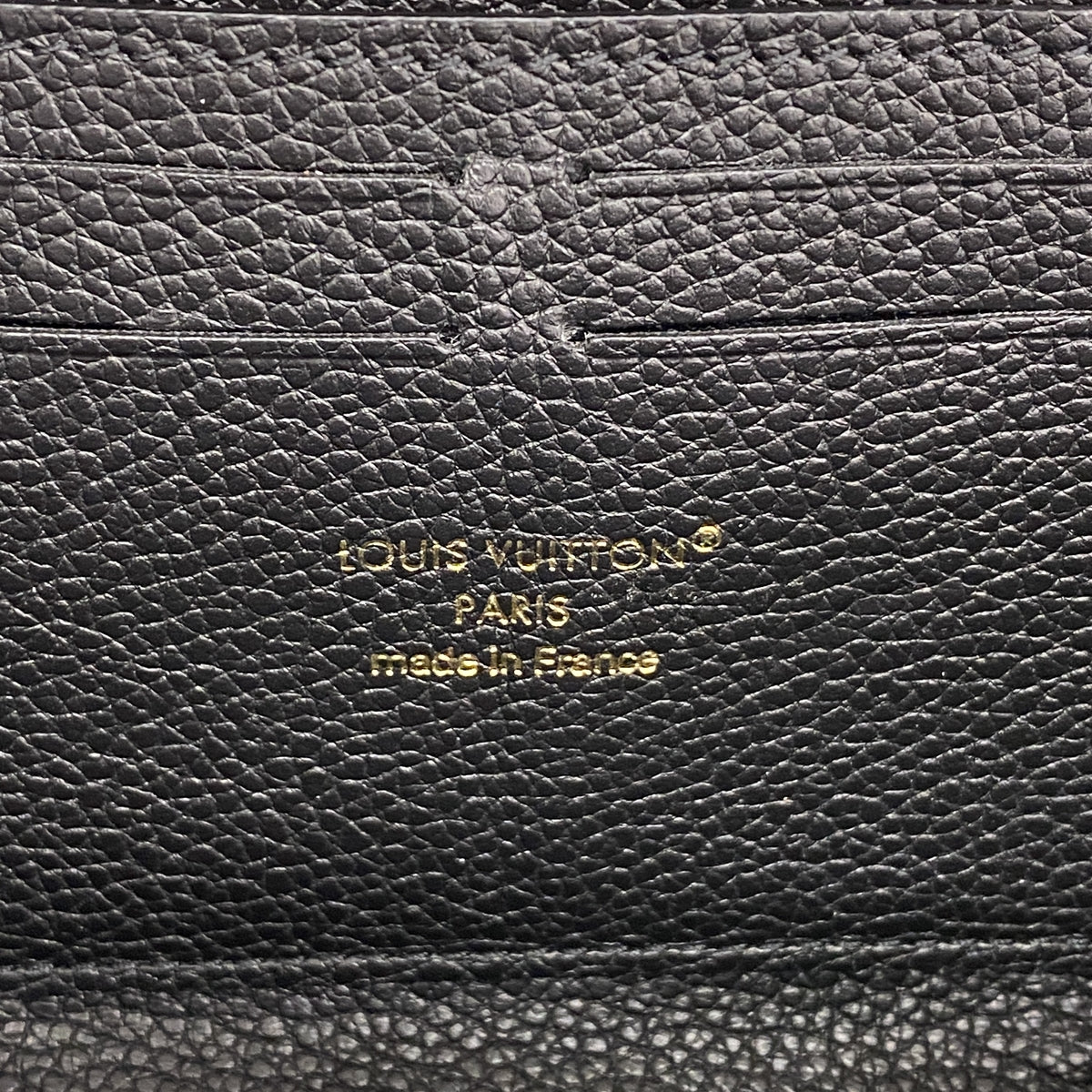 【6ib2740】ルイヴィトン 長財布 モノグラム・アンプラント バイカラー ポルトフォイユクレマンス M82338 ブラック ベージュ【中古】レディース