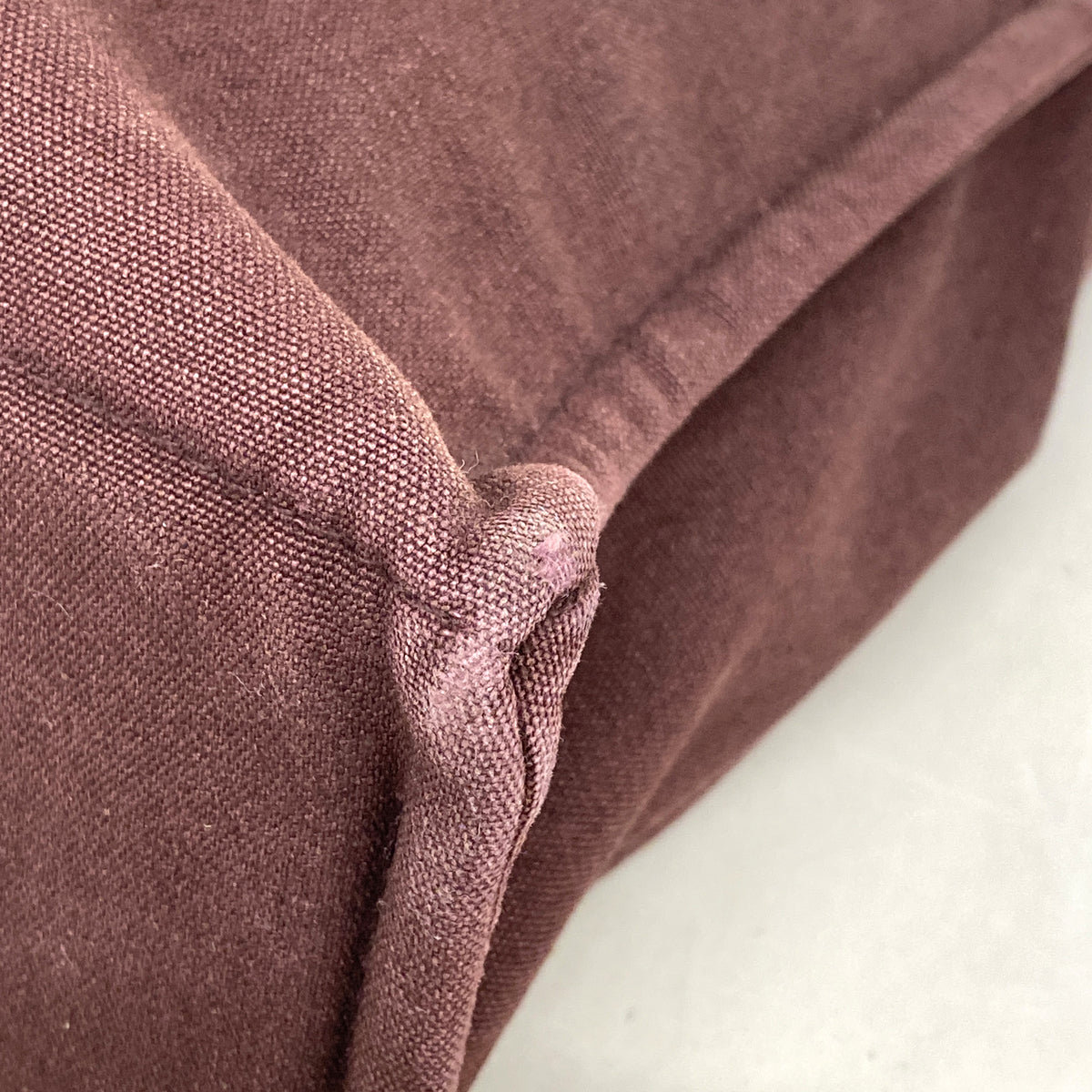 【6ib2744】エルメス トートバッグ フールトゥMM キャンバス ボルドー シルバー金具【中古】レディース