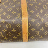 【6ib2746】ルイヴィトン ボストンバッグ モノグラム キーポル50 M41426 ブラウン【中古】メンズ レディース ユニセックス