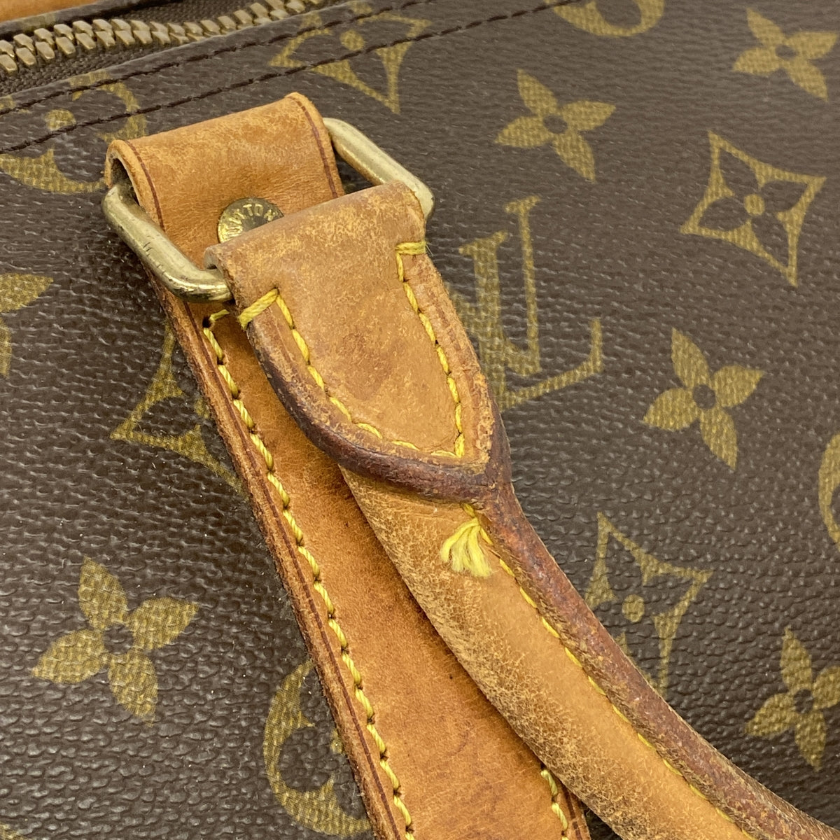 【6ib2746】ルイヴィトン ボストンバッグ モノグラム キーポル50 M41426 ブラウン【中古】メンズ レディース ユニセックス