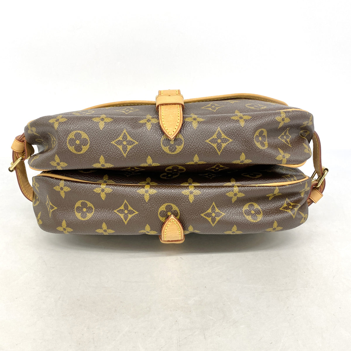【6ib2748】ルイヴィトン ショルダーバッグ モノグラム ソミュール30 M42256 ブラウン【中古】レディース